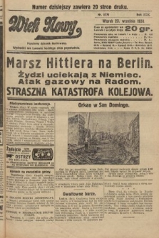 Wiek Nowy : popularny dziennik ilustrowany. 1930, nr 8778