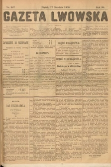 Gazeta Lwowska. 1909, nr 287