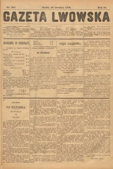 Gazeta Lwowska. 1909, nr 293