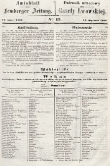 Amtsblatt zur Lemberger Zeitung = Dziennik Urzędowy do Gazety Lwowskiej. 1866, nr 13