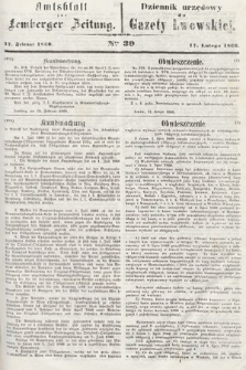 Amtsblatt zur Lemberger Zeitung = Dziennik Urzędowy do Gazety Lwowskiej. 1866, nr 39