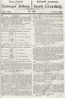 Amtsblatt zur Lemberger Zeitung = Dziennik Urzędowy do Gazety Lwowskiej. 1866, nr 52