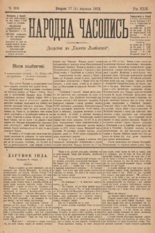 Народна Часопись : додаток до Ґазети Львівскої. 1912, nr 200