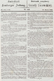 Amtsblatt zur Lemberger Zeitung = Dziennik Urzędowy do Gazety Lwowskiej. 1866, nr 64