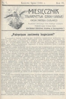 Miesięcznik Towarzystwa Szkoły Ludowej : organ Zarządu Głównego. 1904, nr 7