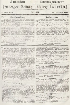Amtsblatt zur Lemberger Zeitung = Dziennik Urzędowy do Gazety Lwowskiej. 1866, nr 88