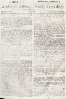Amtsblatt zur Lemberger Zeitung = Dziennik Urzędowy do Gazety Lwowskiej. 1866, nr 97