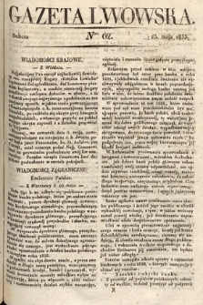 Gazeta Lwowska. 1833, nr 62