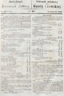 Amtsblatt zur Lemberger Zeitung = Dziennik Urzędowy do Gazety Lwowskiej. 1866, nr 99