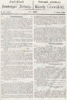 Amtsblatt zur Lemberger Zeitung = Dziennik Urzędowy do Gazety Lwowskiej. 1866, nr 107