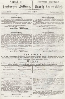 Amtsblatt zur Lemberger Zeitung = Dziennik Urzędowy do Gazety Lwowskiej. 1866, nr 127