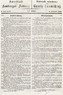 Amtsblatt zur Lemberger Zeitung = Dziennik Urzędowy do Gazety Lwowskiej. 1866, nr 128