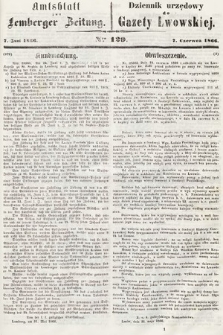 Amtsblatt zur Lemberger Zeitung = Dziennik Urzędowy do Gazety Lwowskiej. 1866, nr 129