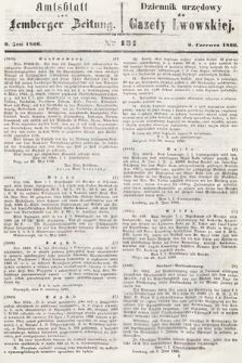 Amtsblatt zur Lemberger Zeitung = Dziennik Urzędowy do Gazety Lwowskiej. 1866, nr 131