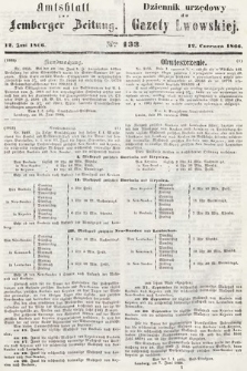Amtsblatt zur Lemberger Zeitung = Dziennik Urzędowy do Gazety Lwowskiej. 1866, nr 133
