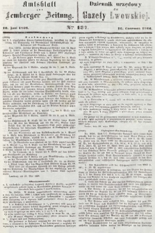 Amtsblatt zur Lemberger Zeitung = Dziennik Urzędowy do Gazety Lwowskiej. 1866, nr 137
