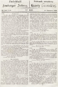 Amtsblatt zur Lemberger Zeitung = Dziennik Urzędowy do Gazety Lwowskiej. 1866, nr 145