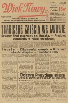 Wiek Nowy : popularny dziennik ilustrowany (wydanie popołudniowe). 1936, nr 10463