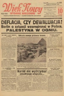 Wiek Nowy : popularny dziennik ilustrowany (wydanie wieczorne). 1936, nr 10467