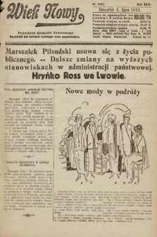 Wiek Nowy : popularny dziennik ilustrowany. 1923, nr 6609