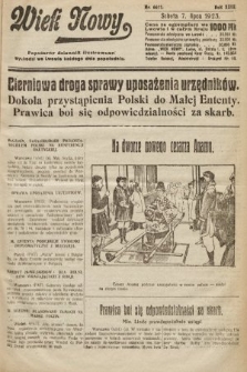 Wiek Nowy : popularny dziennik ilustrowany. 1923, nr 6611