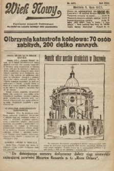 Wiek Nowy : popularny dziennik ilustrowany. 1923, nr 6612