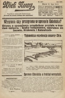 Wiek Nowy : popularny dziennik ilustrowany. 1923, nr 6613