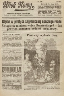 Wiek Nowy : popularny dziennik ilustrowany. 1923, nr 6621