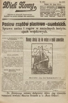 Wiek Nowy : popularny dziennik ilustrowany. 1923, nr 6622