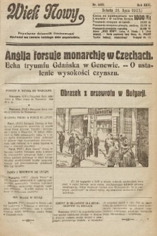 Wiek Nowy : popularny dziennik ilustrowany. 1923, nr 6623