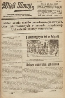 Wiek Nowy : popularny dziennik ilustrowany. 1923, nr 6625