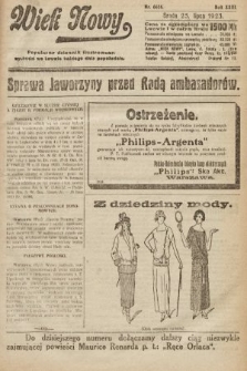 Wiek Nowy : popularny dziennik ilustrowany. 1923, nr 6626