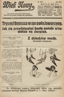 Wiek Nowy : popularny dziennik ilustrowany. 1923, nr 6630