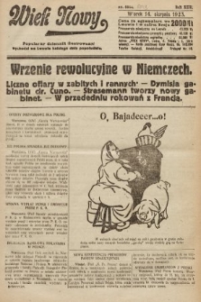 Wiek Nowy : popularny dziennik ilustrowany. 1923, nr 6643