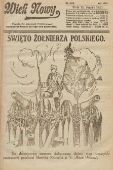 Wiek Nowy : popularny dziennik ilustrowany. 1923, nr 6644