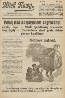 Wiek Nowy : popularny dziennik ilustrowany. 1923, nr 6666