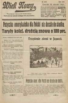 Wiek Nowy : popularny dziennik ilustrowany. 1923, nr 6673