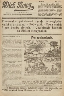 Wiek Nowy : popularny dziennik ilustrowany. 1923, nr 6678