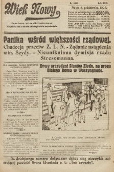 Wiek Nowy : popularny dziennik ilustrowany. 1923, nr 6685