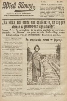 Wiek Nowy : popularny dziennik ilustrowany. 1923, nr 6686