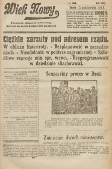 Wiek Nowy : popularny dziennik ilustrowany. 1923, nr 6689