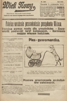 Wiek Nowy : popularny dziennik ilustrowany. 1923, nr 6690