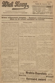 Wiek Nowy : popularny dziennik ilustrowany. 1923, nr 6731
