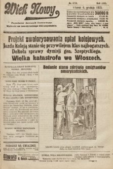 Wiek Nowy : popularny dziennik ilustrowany. 1923, nr 6734