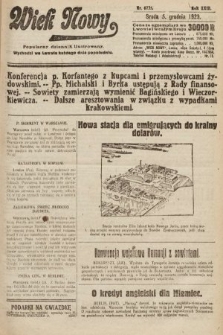 Wiek Nowy : popularny dziennik ilustrowany. 1923, nr 6735