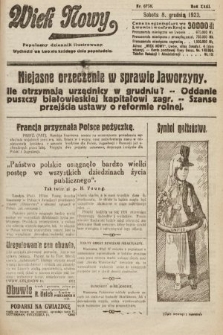 Wiek Nowy : popularny dziennik ilustrowany. 1923, nr 6738