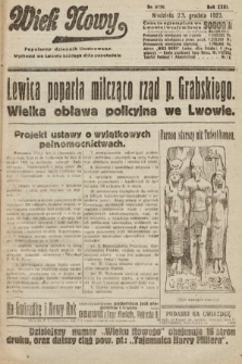 Wiek Nowy : popularny dziennik ilustrowany. 1923, nr 6750