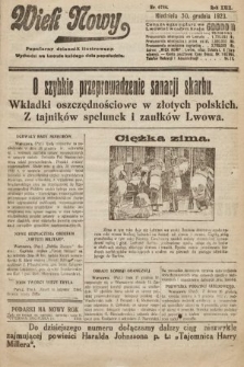 Wiek Nowy : popularny dziennik ilustrowany. 1923, nr 6754