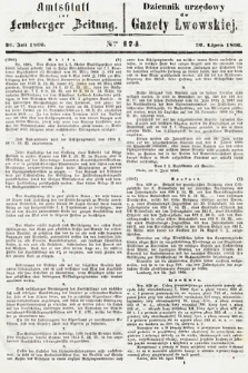 Amtsblatt zur Lemberger Zeitung = Dziennik Urzędowy do Gazety Lwowskiej. 1866, nr 174