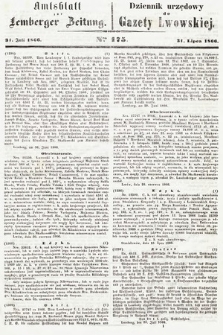 Amtsblatt zur Lemberger Zeitung = Dziennik Urzędowy do Gazety Lwowskiej. 1866, nr 175